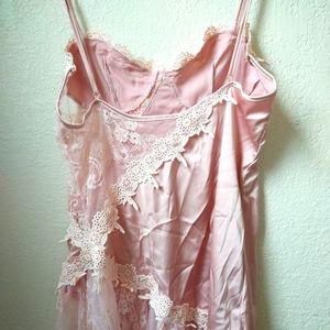Pink lace nighty
